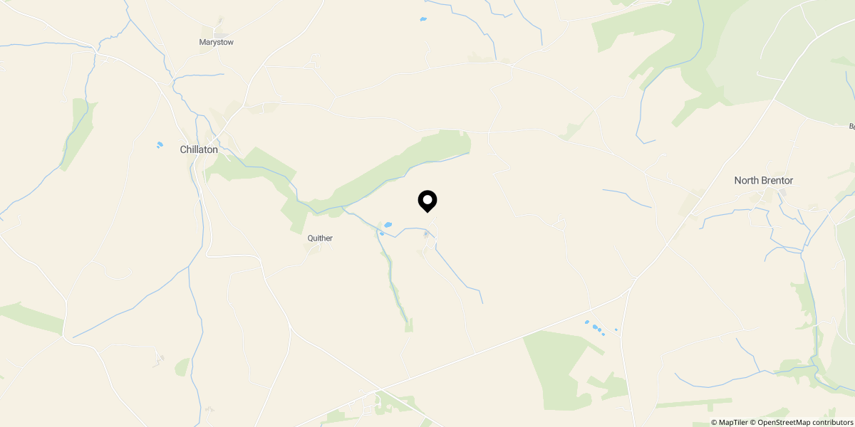 Approximate location of The Hayloft, Week, PL19 0NL